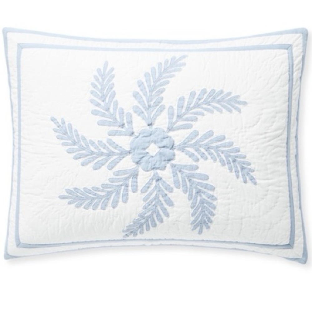 NEW TWO Serena & Lily Quilted Pillow Elmwood Shams - Picture 3 of 4